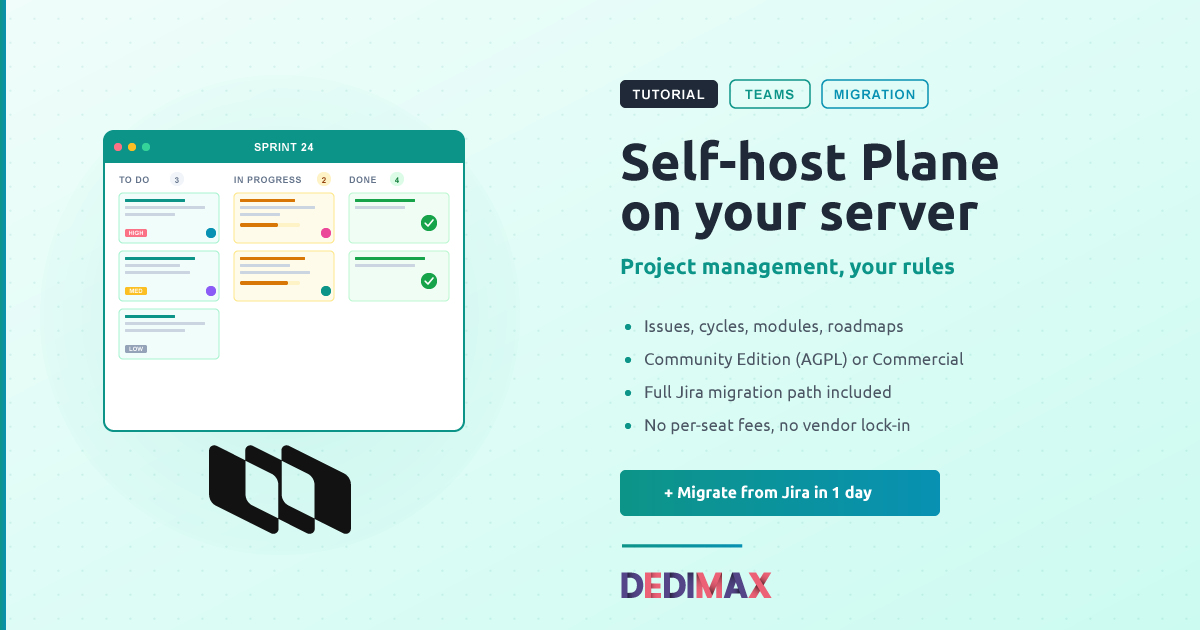Self-Host Plane: A Modern Project Management Platform on Your Own Server