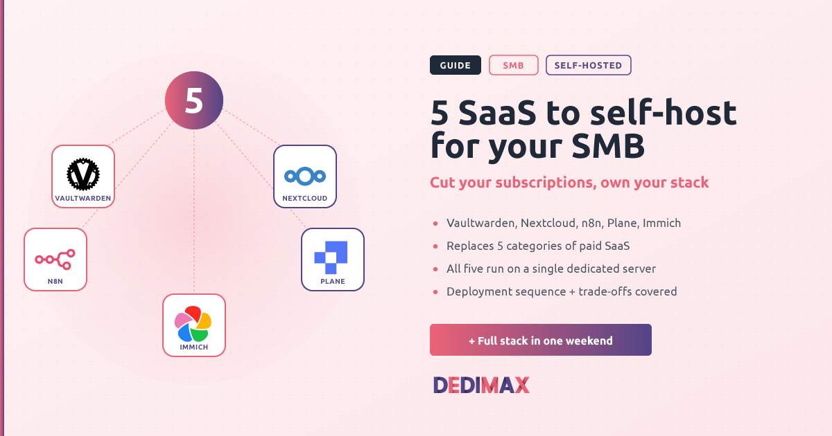 5 Essential SaaS You Should Self-Host for Your Small Business