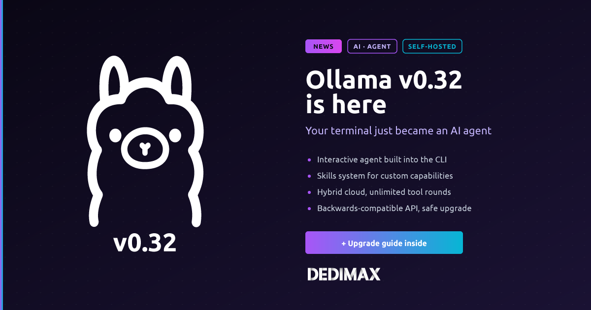 Ollama v0.32: The Interactive Agent Update (What Changed, How to Run It)